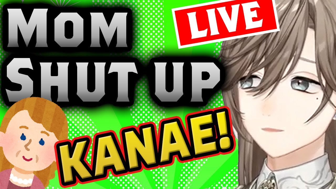 [Eng sub]Kanae's mom makes an appearance on the stream[Romaji][NIJISANJI JP CLIP]