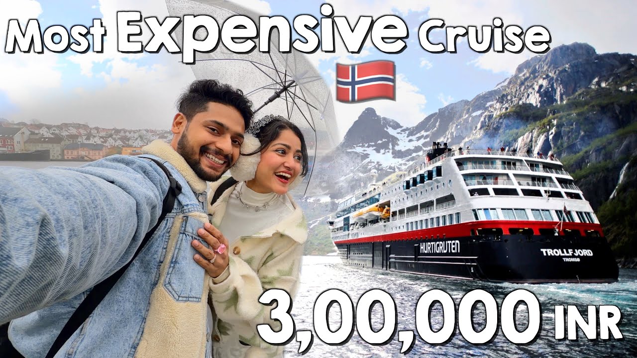 We Stayed at Most Expensive & Romantic Cruise in Norway 😍 | Itinerary for Indians ✨|  Norway Ep.1