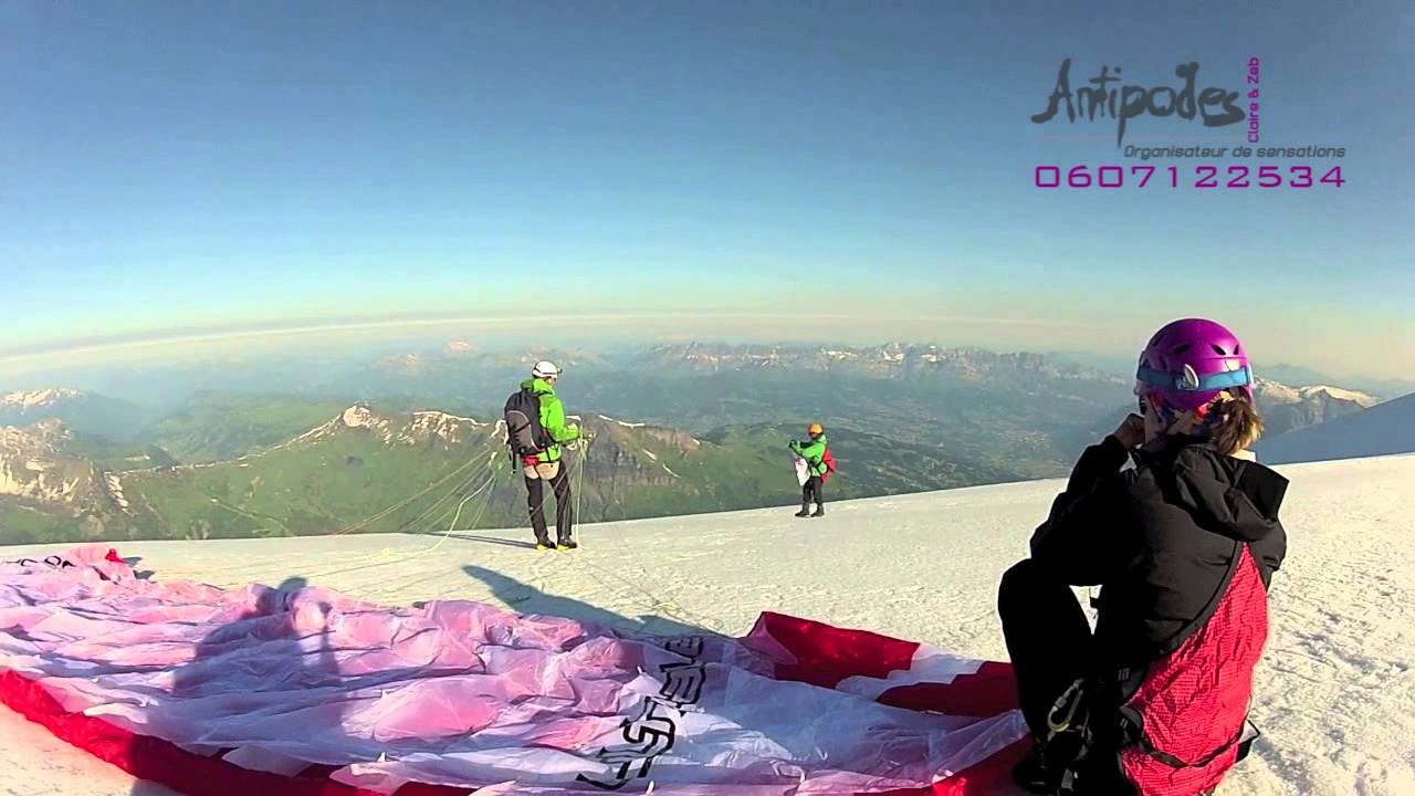 Domes de Miages Paralpinisme ascension par Ar&ecirc;te Mettrier