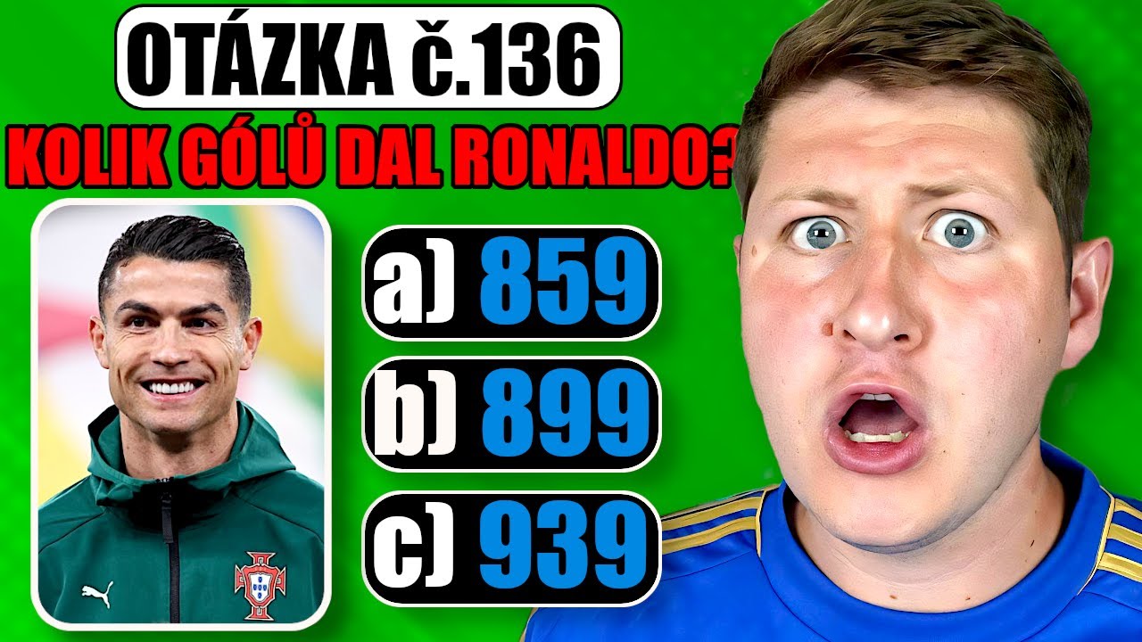 Největší fotbalový kvíz, jaký jsem kdy plnil!🧠⚽️