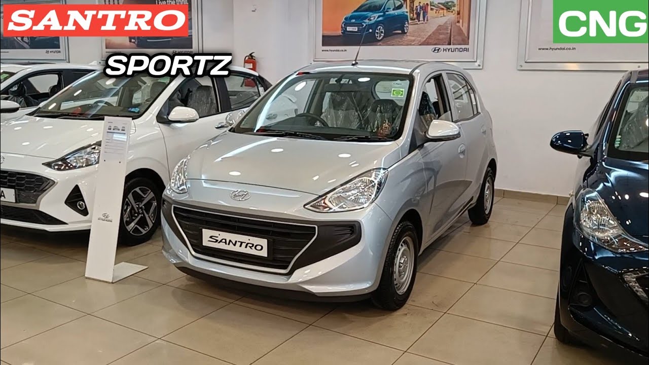Hyundai SANTRO Sportz Cng 2022 ₹ 6.41 Lakh | Santro CNG Review | Price • Features & Interior |