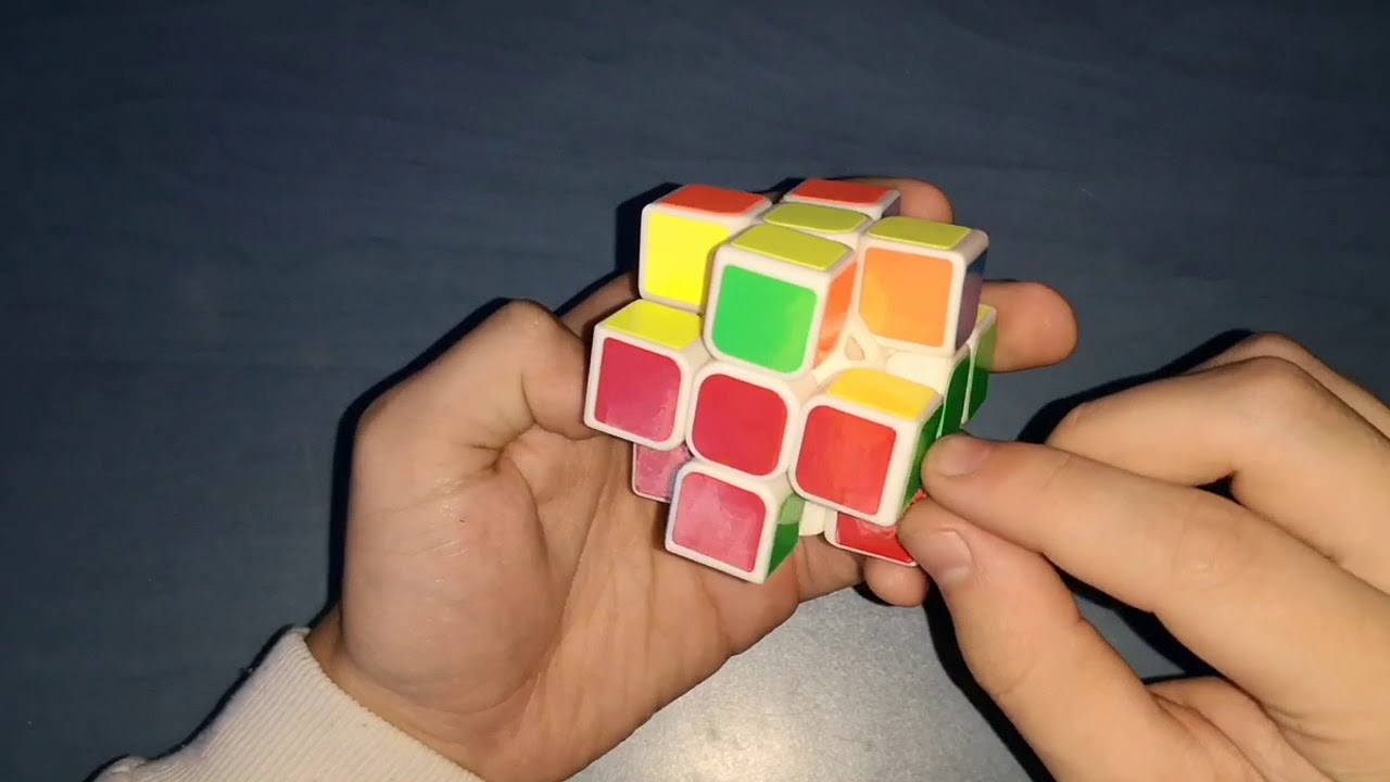Tutorial cómo resolver modificación cubo de Rubik 3x3 sin esquinas
