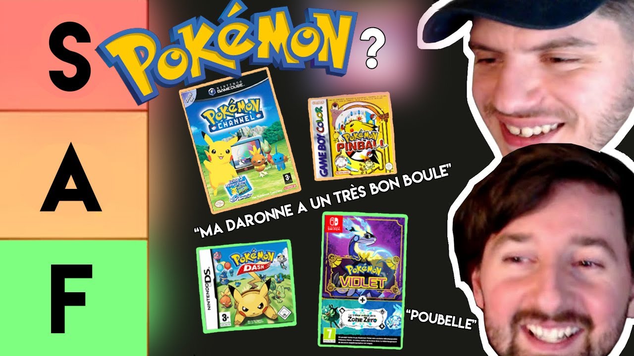 2 HPI classent TOUS les jeux POKÉMON