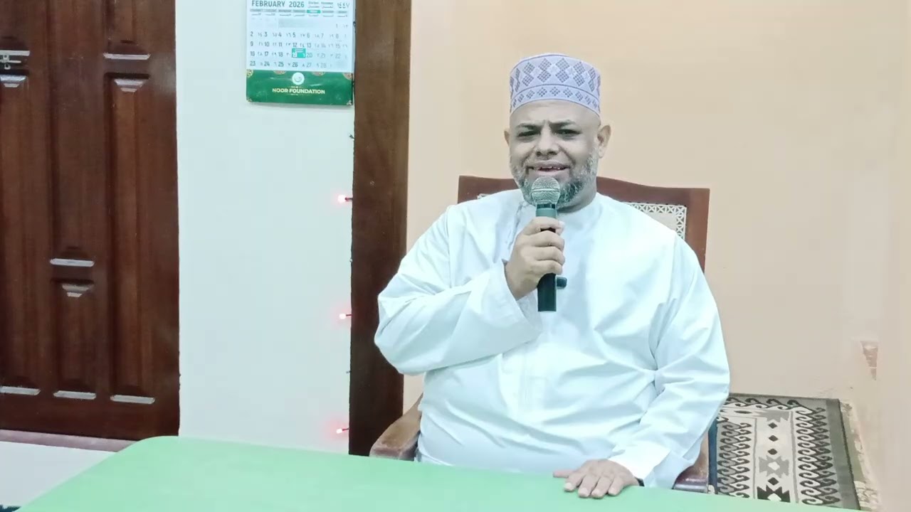 Muhadhara masjidul Ikhlaas Gongoni ukitolewa na Ustadh Abdulkarim Muhammad 