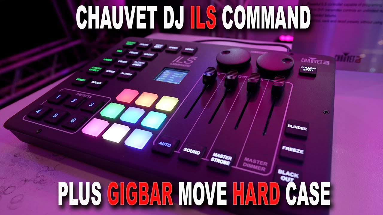 FIRST LOOK: Chauvet ILS COMMAND + Gigbar HARD CASE!