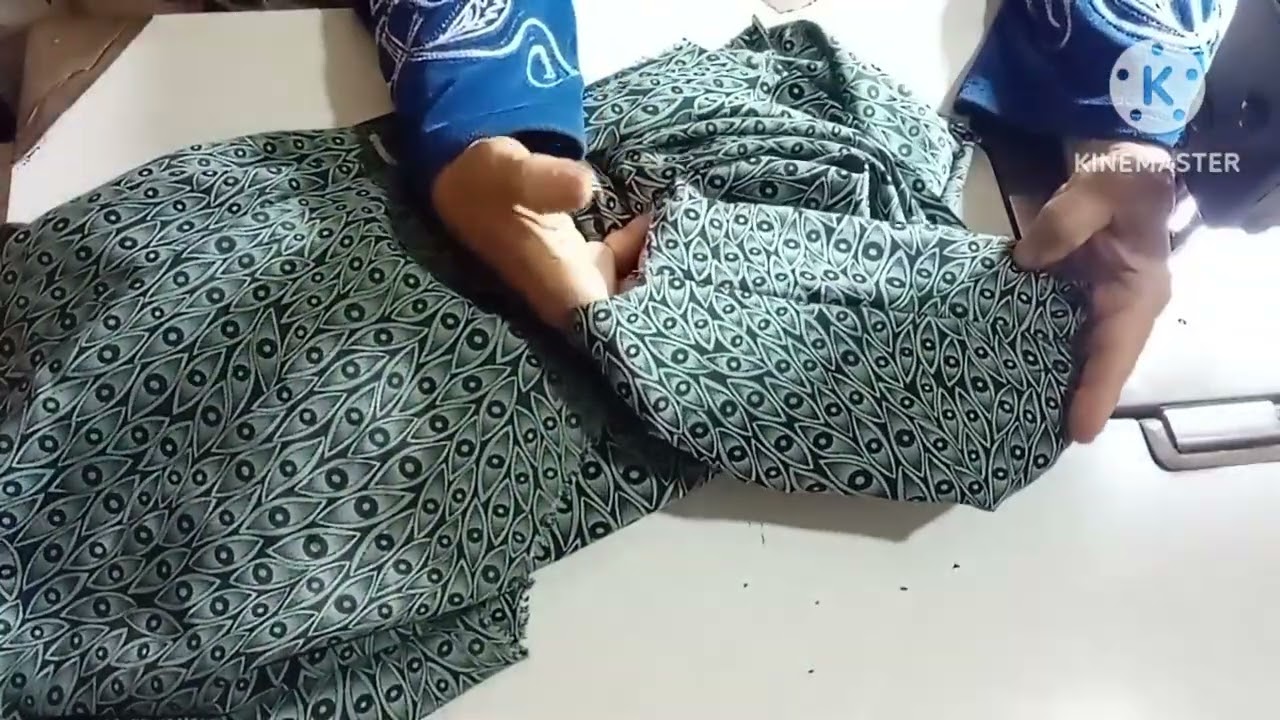 #طريقة خياطة عبايه جزء ٢ بسيطه واسعه ومريحه تنفع لعيد الام @💃💯ا