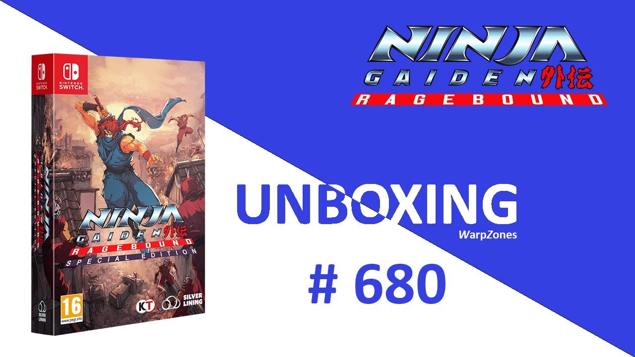 Unboxing / Déballage # 680 NINJA GAIDEN: Ragebound Special Edition [NSW]