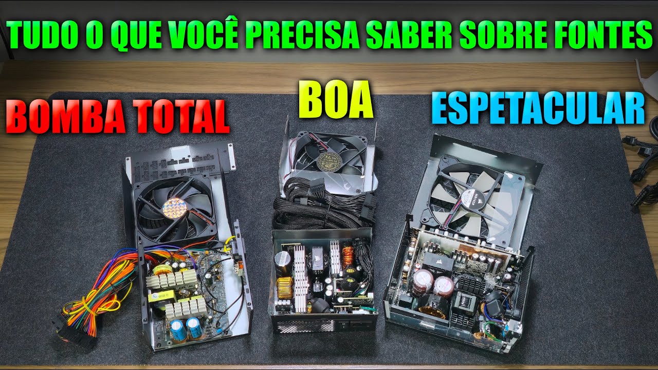 AULÃO SOBRE FONTES, APRENDA TUDO QUE PRECISA PARA NUNCA MAIS COMPRAR UMA BOMBA