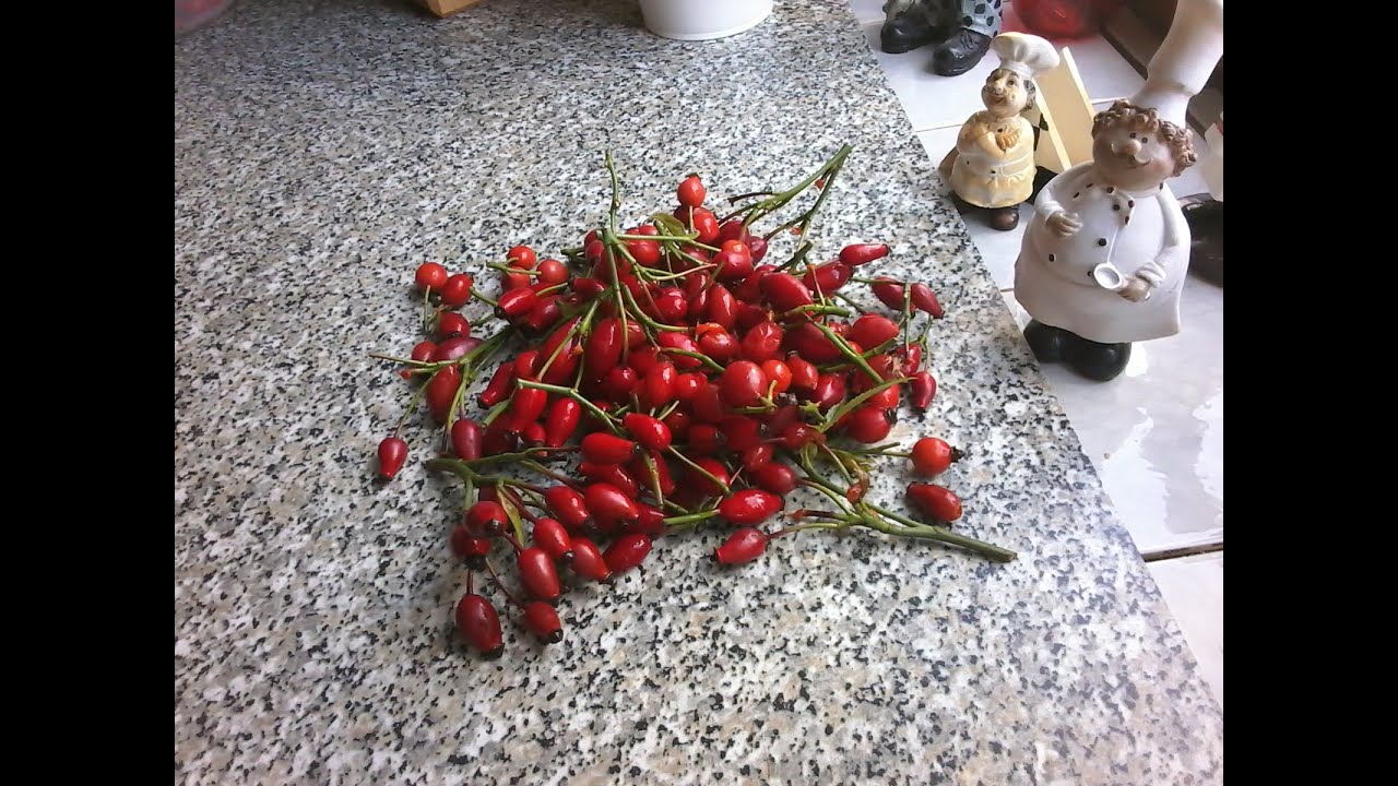 Hagebuttenmarmelade ! Ohne Schnick und Schnack !