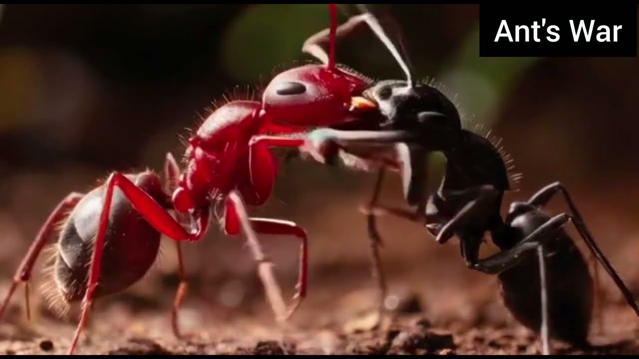 Ant War Episode 01 | Red Ants vs Black Ants – Brutal Insect Battle