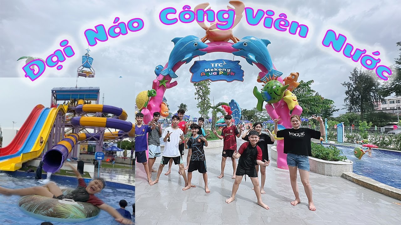 Cả Team Đi Công Viên Nước Tắm Mưa Xem Sở Thú [ Trang And Vinh ]