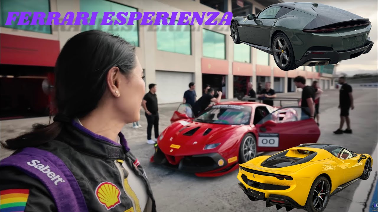 Ferrari race cars at Clark Speedway!