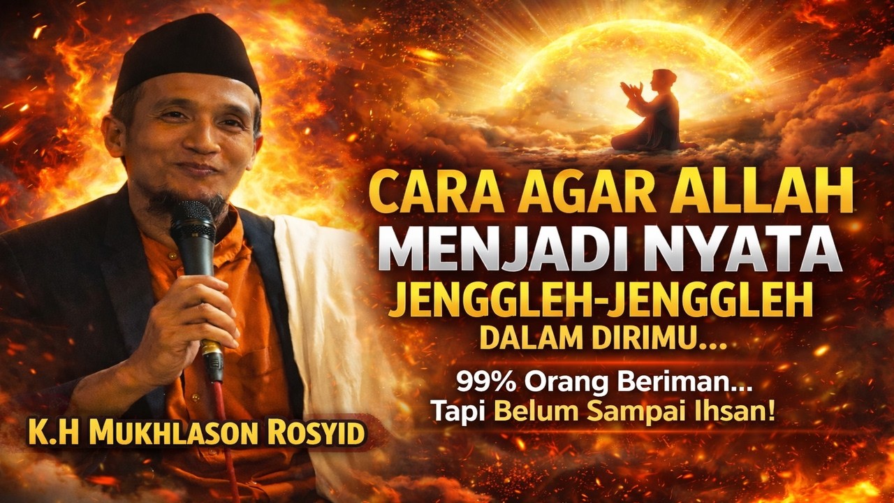 Cara Agar Allah Menjadi Nyata Dalam Dirimu...‼️K.H Mukhlason Rosyid