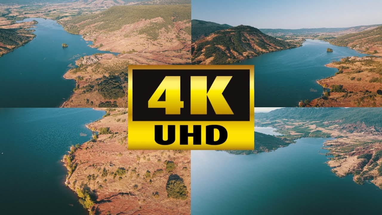 LAC DU SALAGOU (H&eacute;rault) - FILME PAR DRONE EN 4K - (juillet 2018)