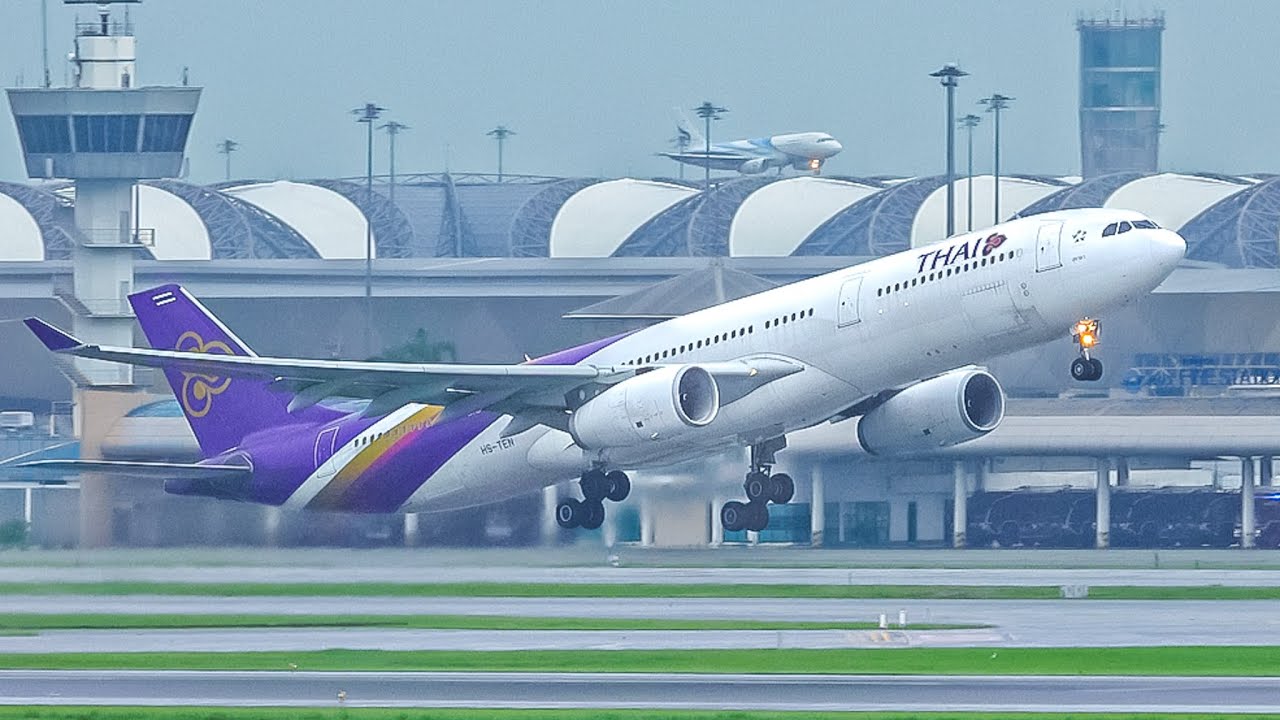 🇹🇭✈️ 20 Minutes of Jetliners Over Thailand | Plane Spotting at BKK Airport (BKK/VTBS)