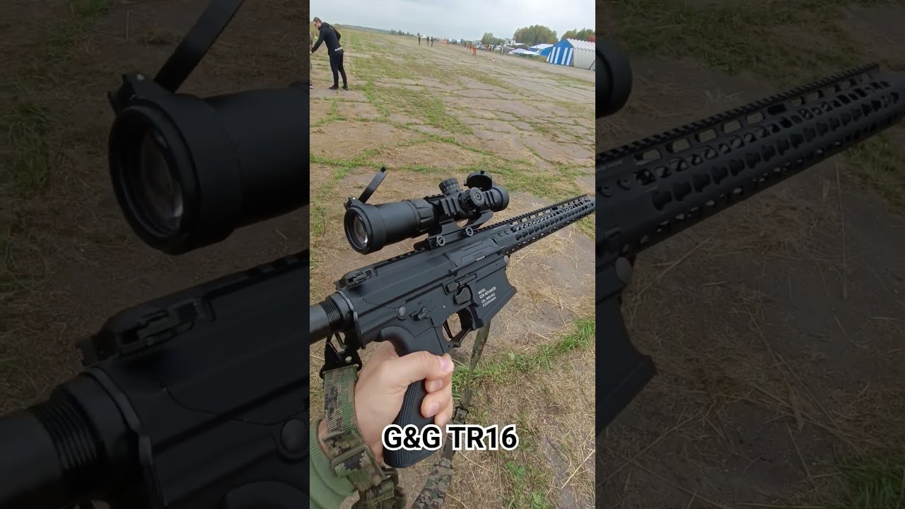 #Airsoft rifle #G&G #TR16 with scope #VectorOptics #airsoftnation