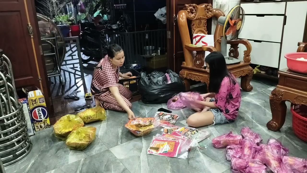 Ngày 23 tết nhà thấy bận rộn...