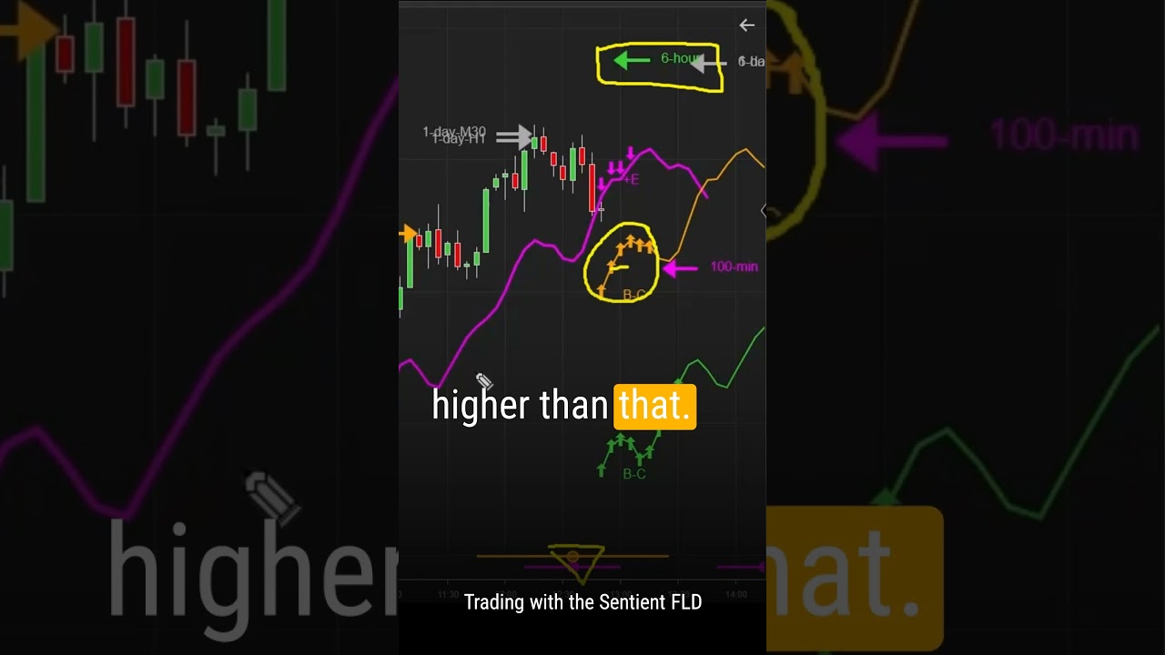 Trading the Sentient FLD - Support & Resistance #trading #stocks #forex  #stockmarket #priceaction