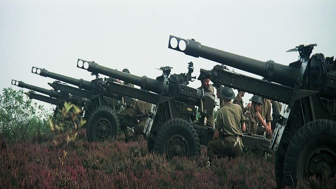 British Artillery barrage on German positions (Laltu edited version)