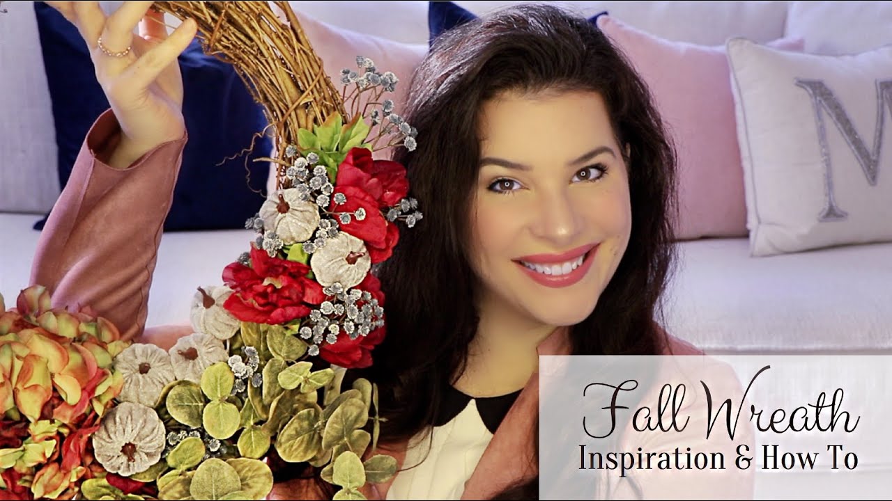 Elegant Fall Wreath DIY ♡MissJustinaMarie