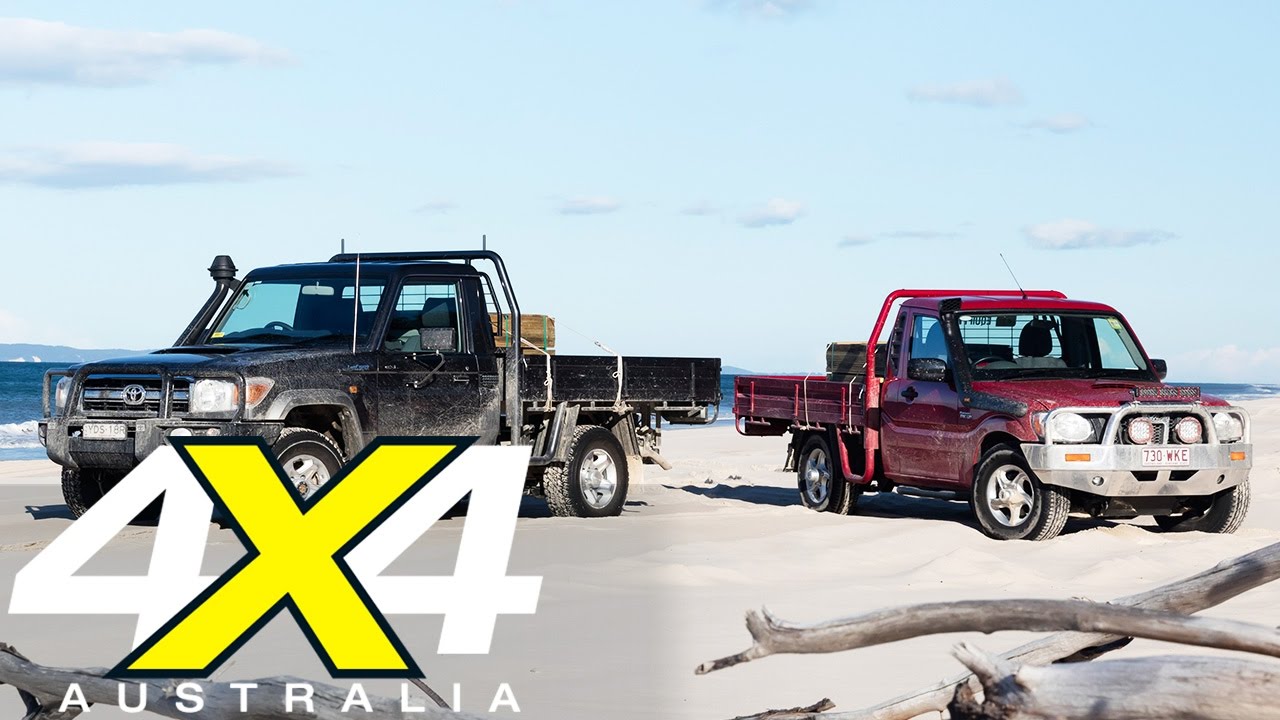 Mahindra Pik-up против Toyota LandCruiser 79 | Дорожные тесты | 4X4 Австралия