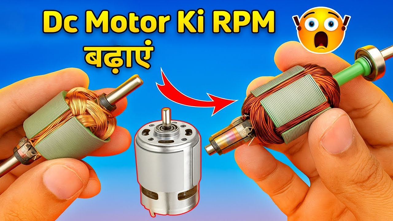 🔧 How to Increase RPM of 555 DC Motor | Boost DC Motor Speed Up to 10X!