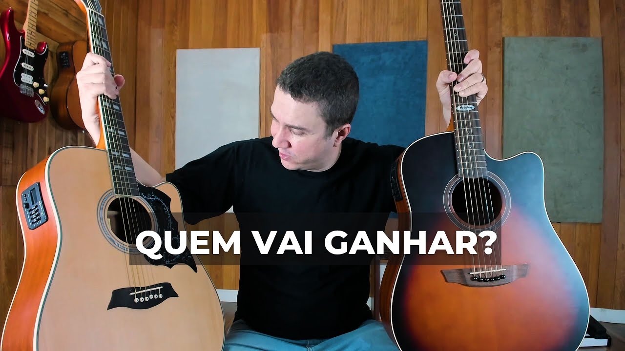 DUELO DE VIOLÕES FOLK / STRINBERG SD-200C  vs MICHAEL VM-925