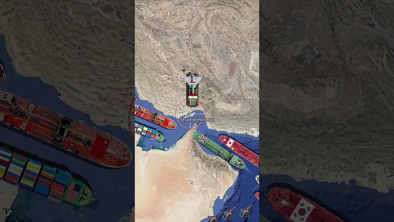 Iran blocks the Strait of Hormuz at low cost #iran