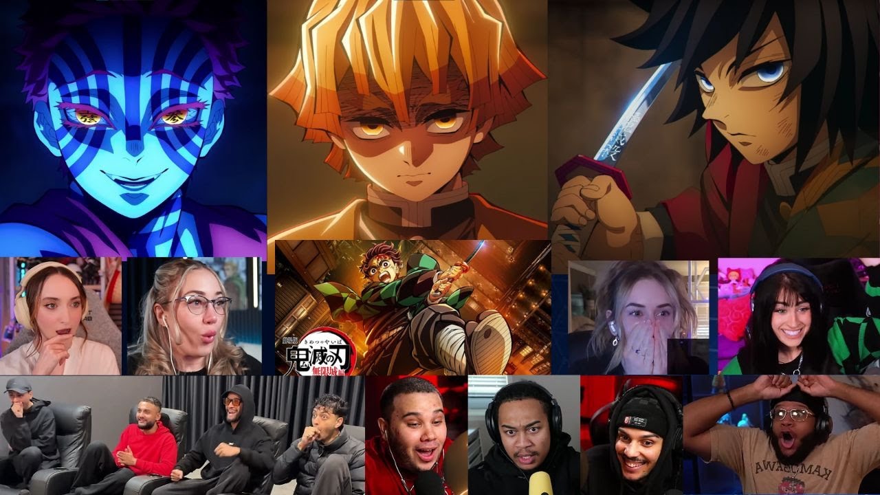 Zenitsu Aura Farming !!! Demon Slayer Infinity Castle  MAIN TRAILER Best Reaction Compilation