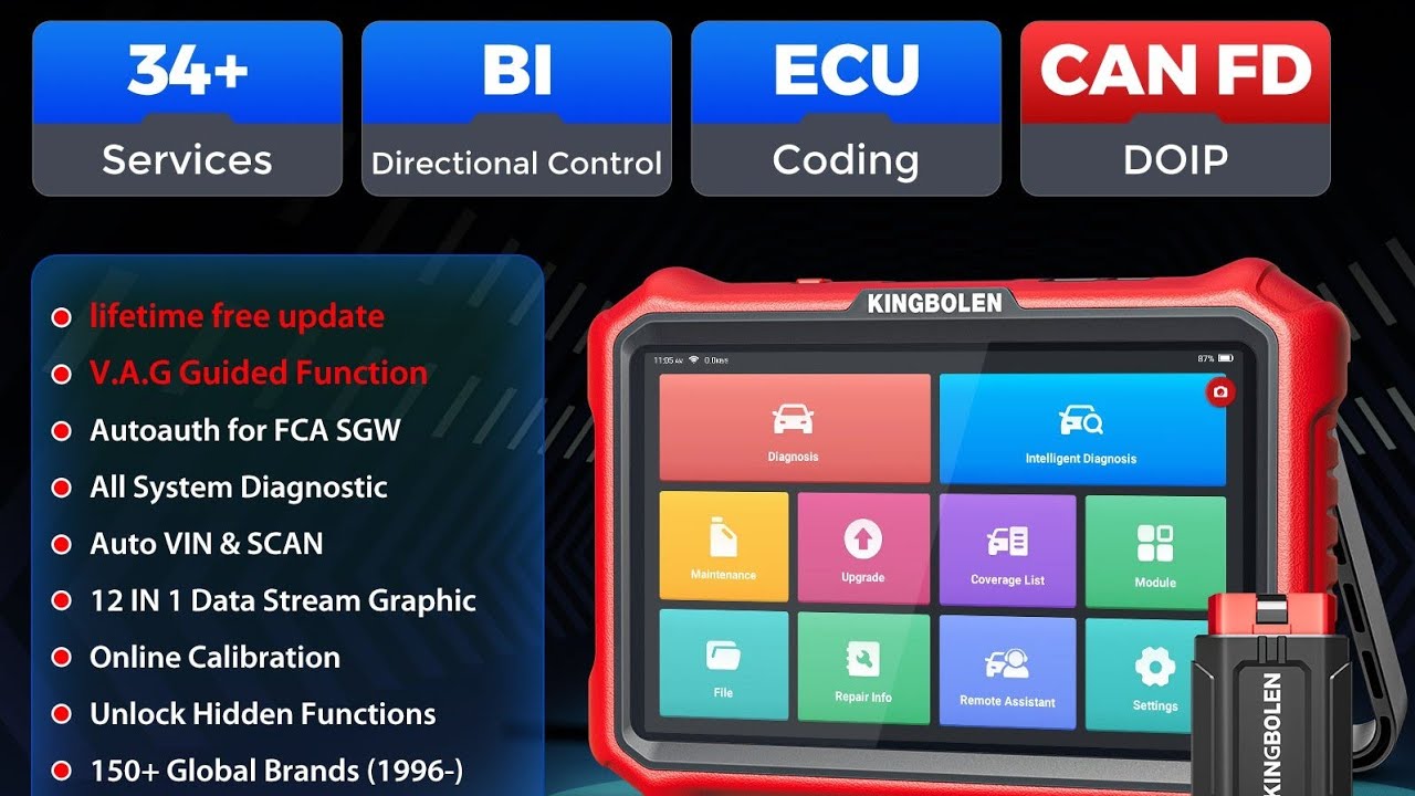 KINGBOLEN K8PRO LIFETIMEUPDATE #carscanner #kingbolen #thinkdaig2 #automobile #thinkcar #car #trucks