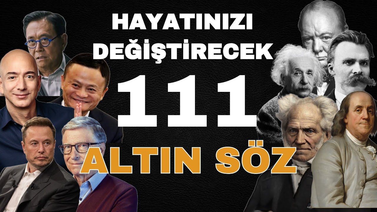 Hayatınızı SORGULATACAK Sizi Kendinize GETİRECEK &Ouml;zl&uuml; S&ouml;zler ve Alıntı S&ouml;zler