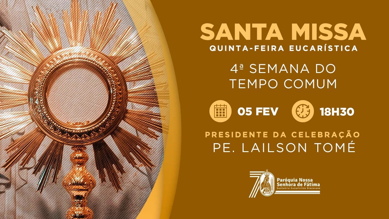 SANTA AGUEDA ,VIRGEM E MÁRTIR  MEMÓRIA MISSA/ 18:30  05/02/2026