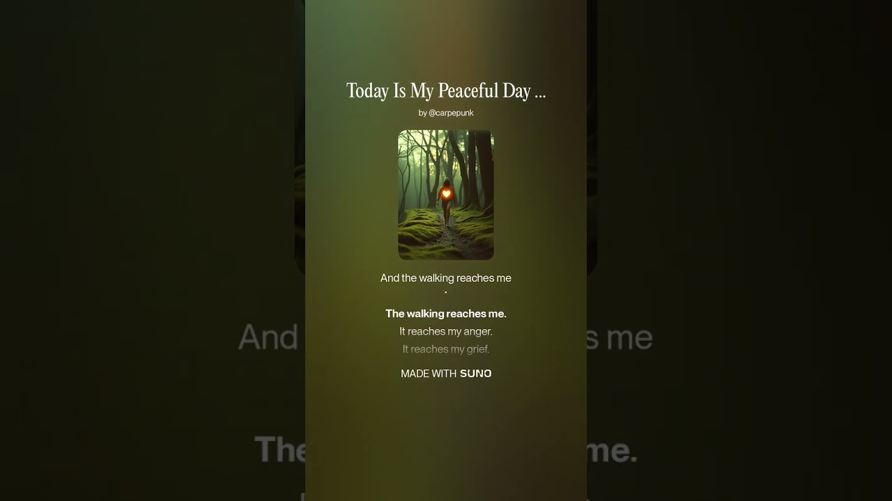 Today Is My Peaceful Day 