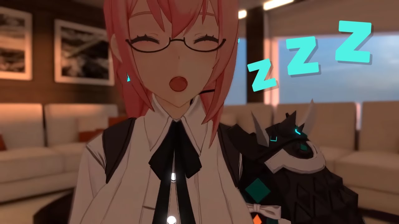 Ваш дремлющий помощник Янаги 💤 ZZZero ASMR Roleplay 💗 VRChat Visual 3DIO 3DASMR