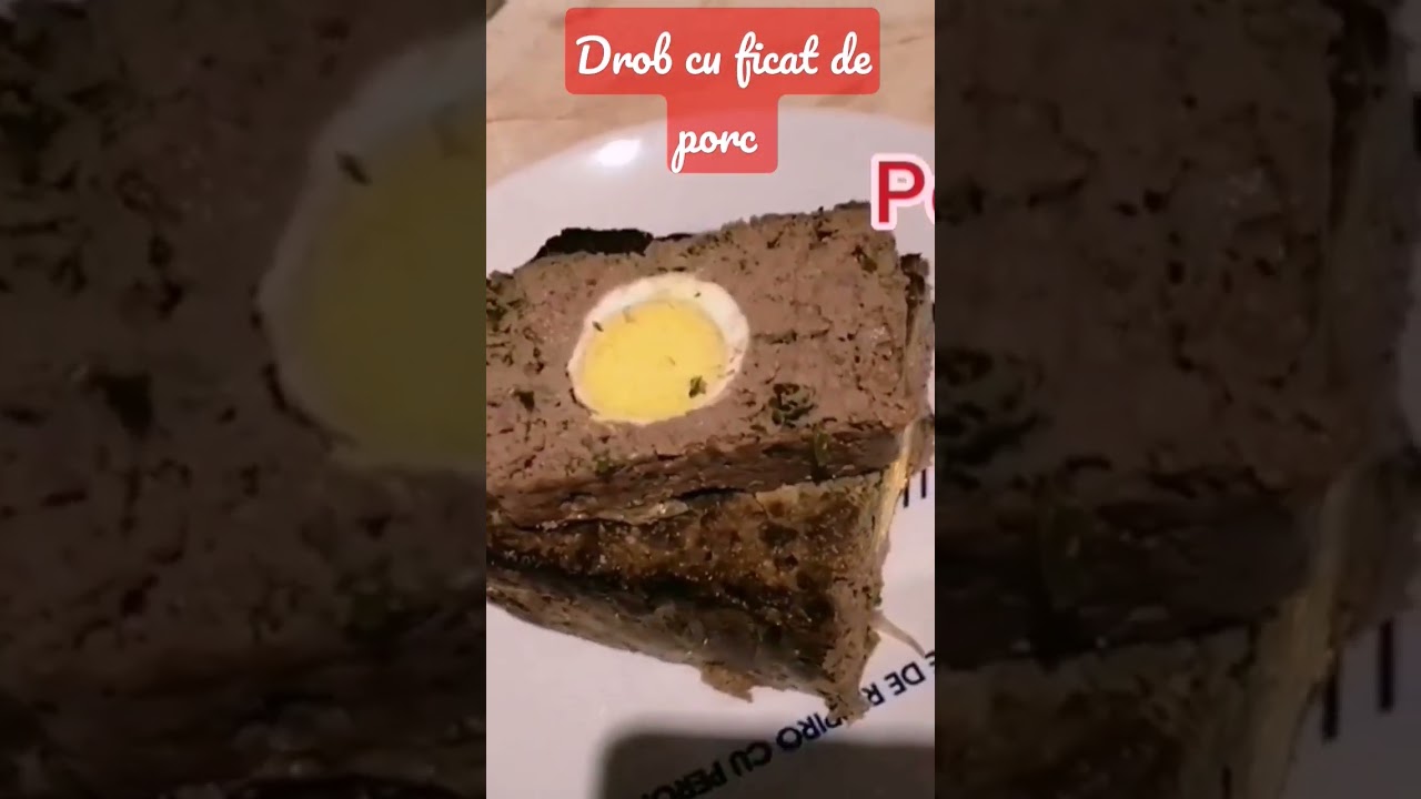 Drob cu ficat de porc. Rețeta în comentarii 