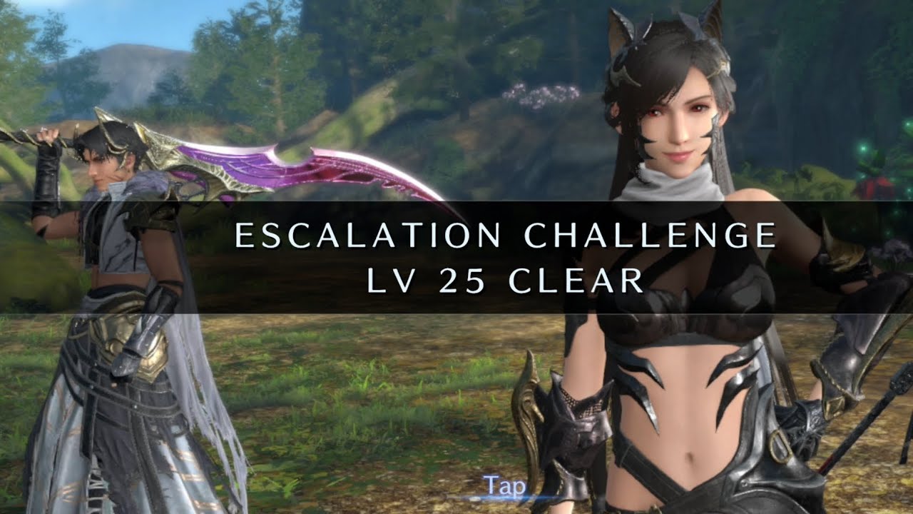 FF7EC - Gallonbaloir Patres (Escalation Level 25) - Angeal, Tifa, Matt