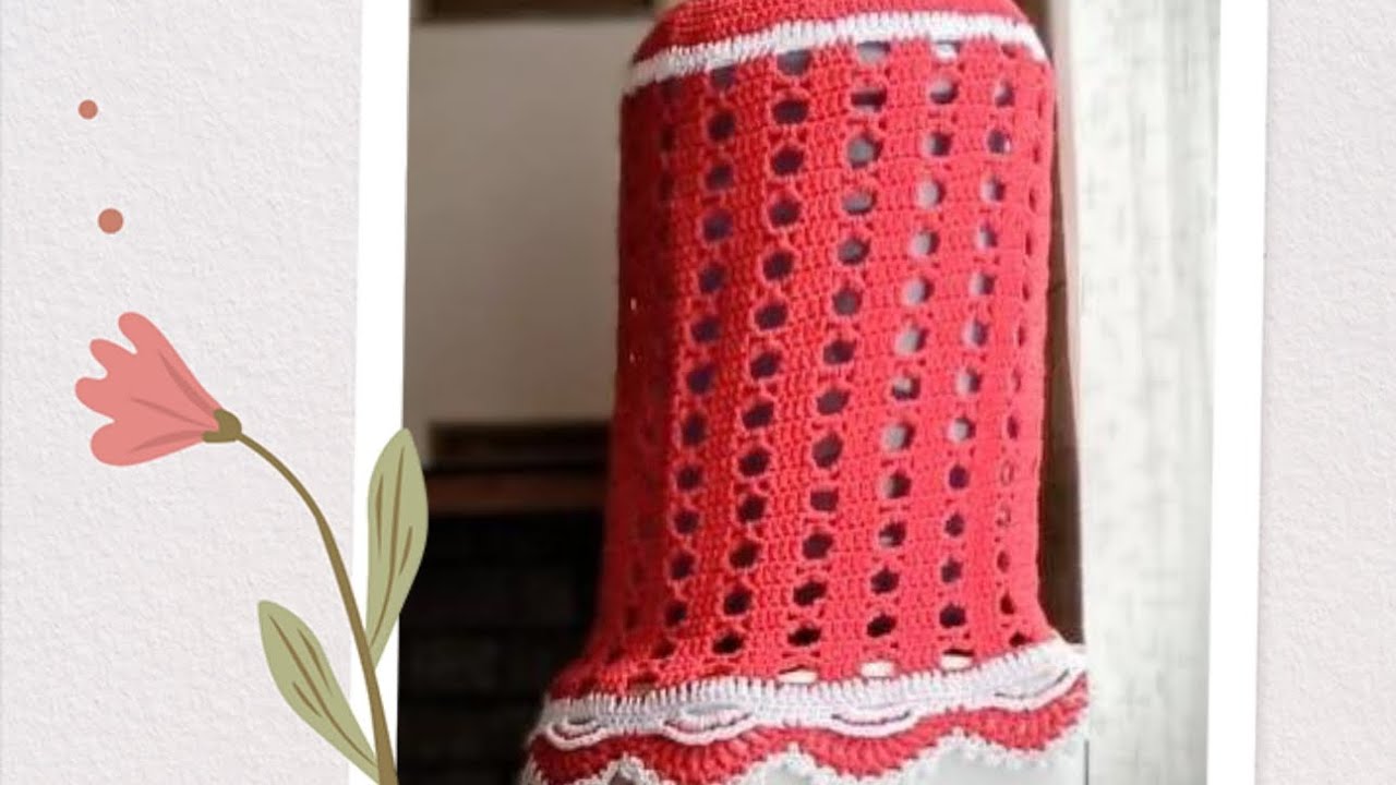 Capa de bombona de água em crochê #facil #crochet #iniciantes #crocheting #croche #tutorialyoutube 