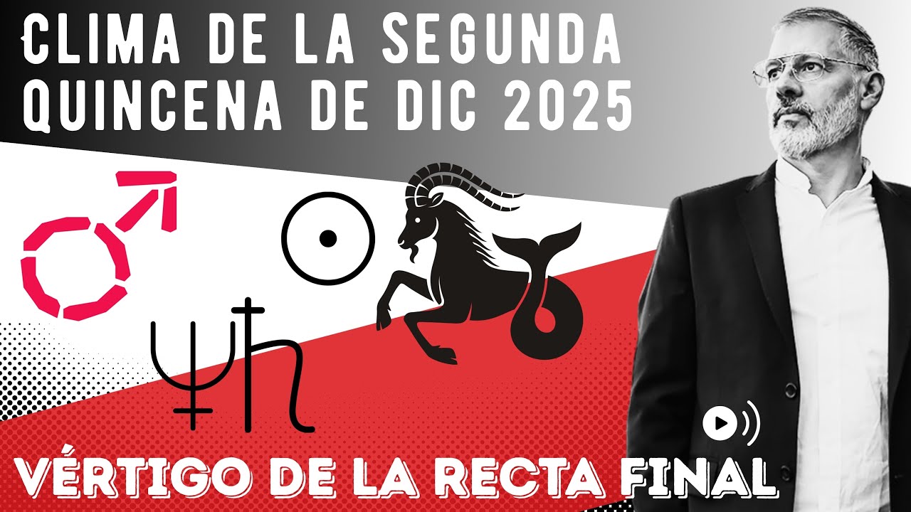Clima de la segunda quincena de Diciembre #2025 #astrologia