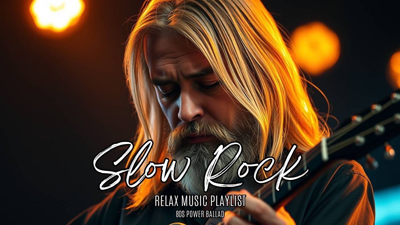 Ultimate Slow Rock Classic Rock Ballad Playlist for Deep Feelings, Love, and Lonely Nights 🌌