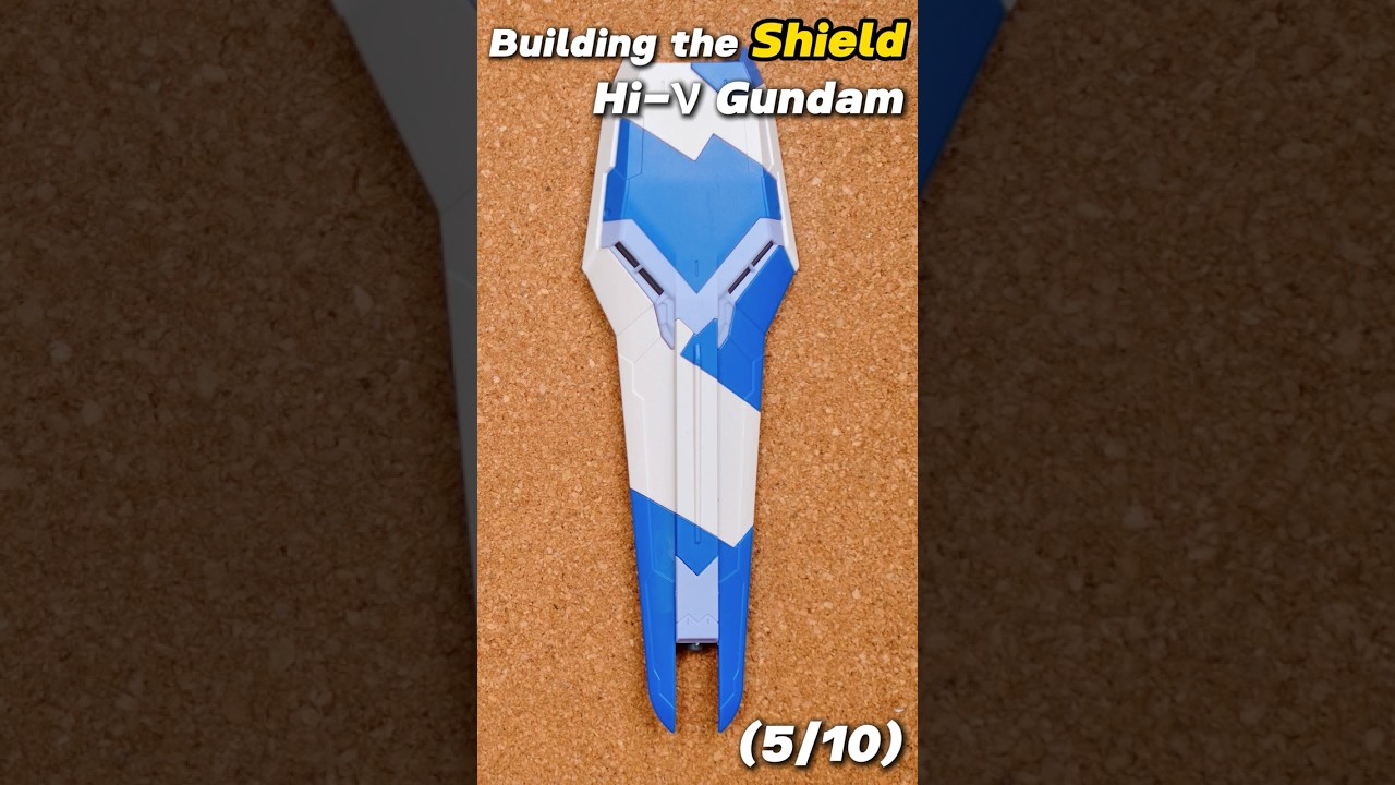 Building the Shield | Hi-v Gundam ASMR (5/10) #gunpla #gundam #asmr #plamo #modelkit #bandai #ガンプラ