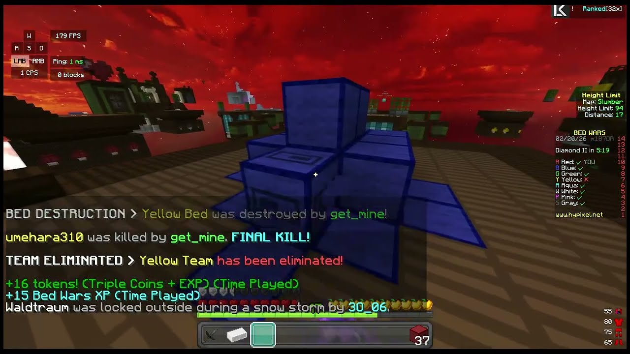 Bedwars Solos epic clutch