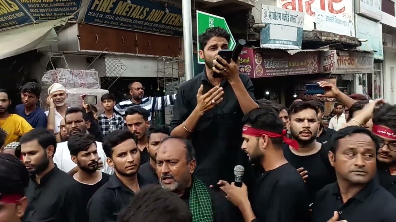 Moharram Juloos Muzaffarnagar | Janab kashif kashf sb | Video:- @razagroup1644