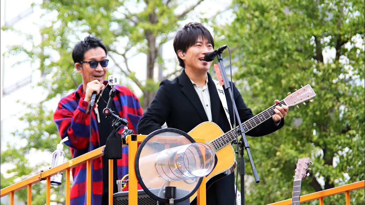 コブクロ御堂筋４０万人ライブ2018「君という名の翼」「桜」＠御堂筋ランウェイ