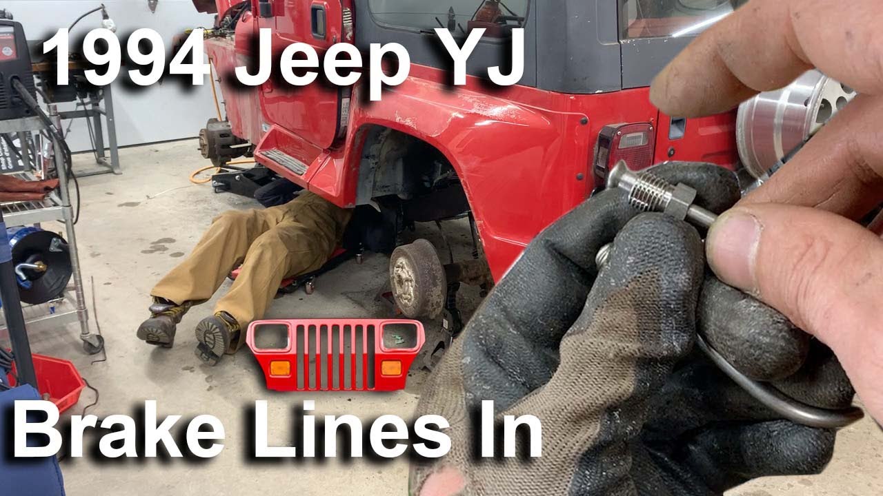 1994 Jeep YJ - Part 20 - Installing Rear Brake Lines