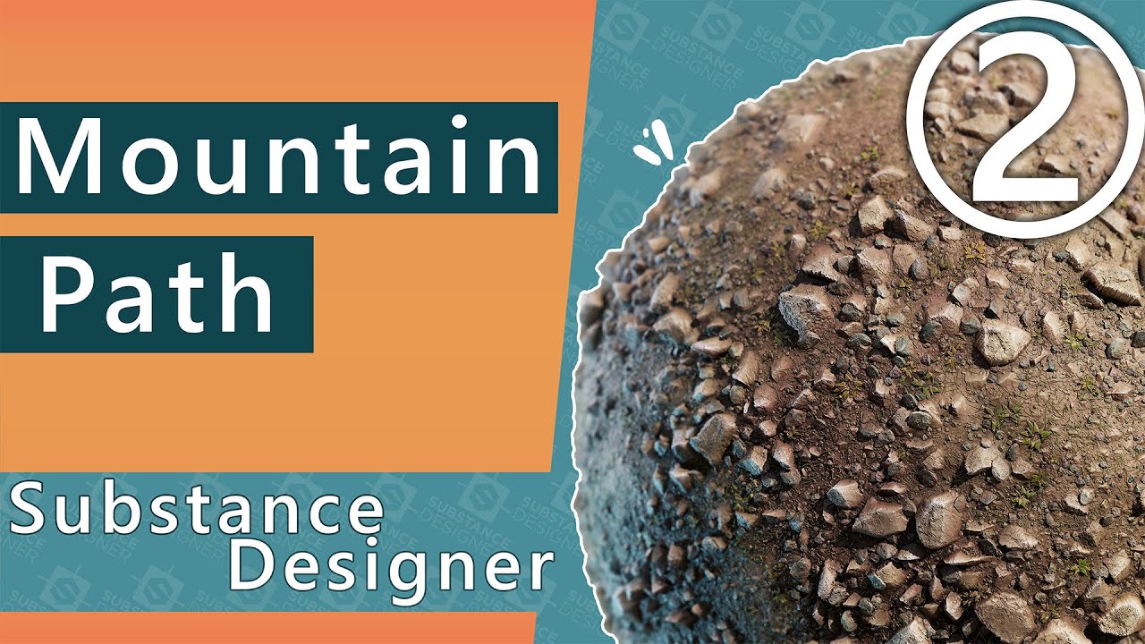 Substance Designer - Mountain Path Tutorial Part 2: Dirt and Blending