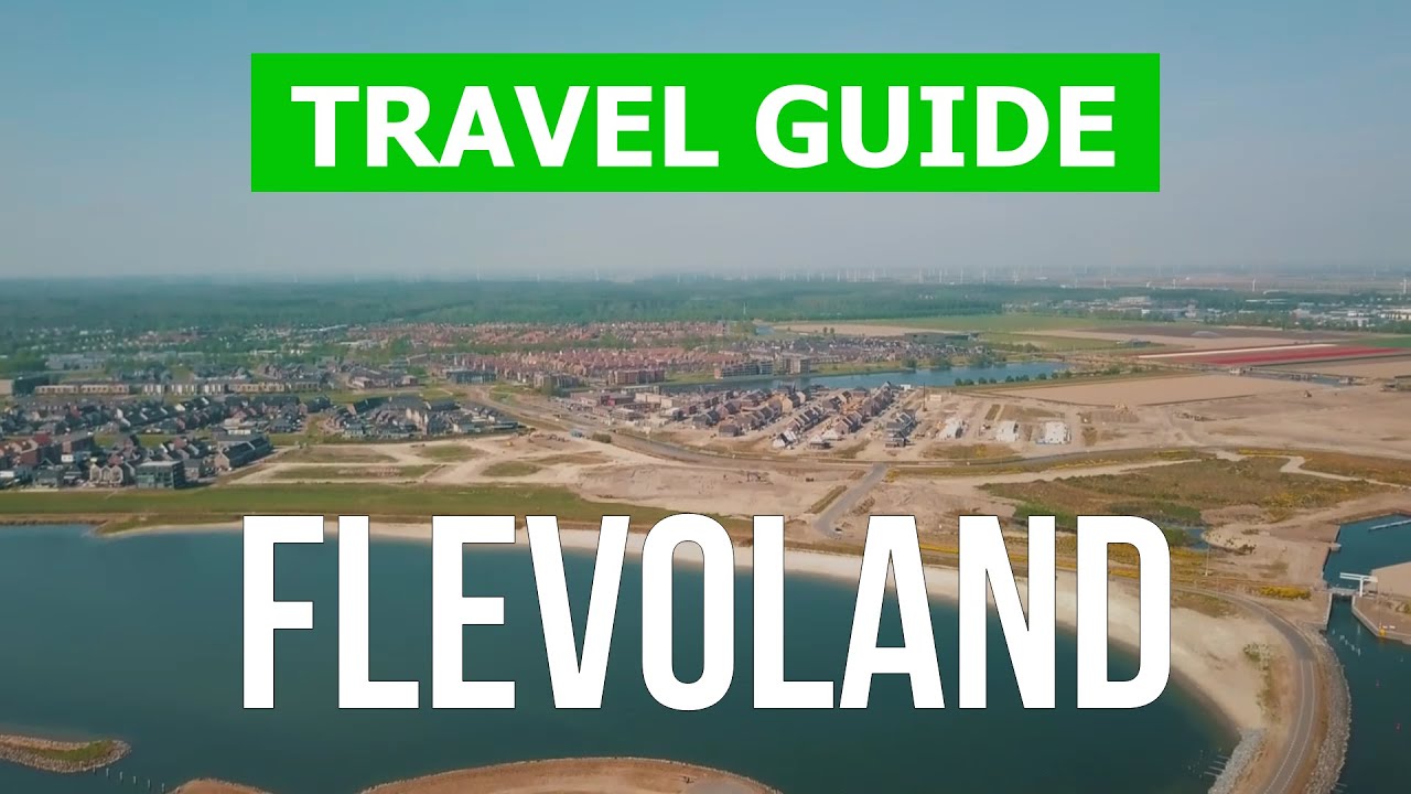 Flevoland, Netherlands | Almere city, Lelystad, Zewolde, Urk | Drone 4k video | Flevoland province