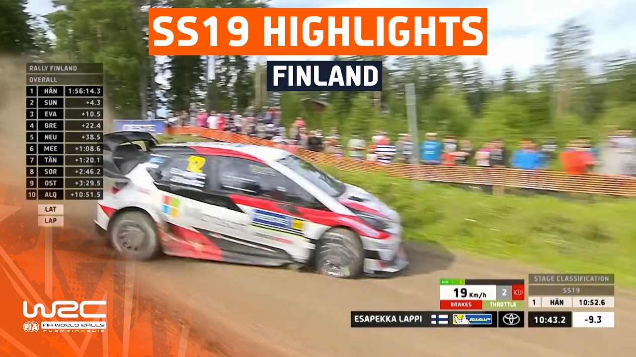 SS19 Stage Highlights | WRC Rally Finland 2017