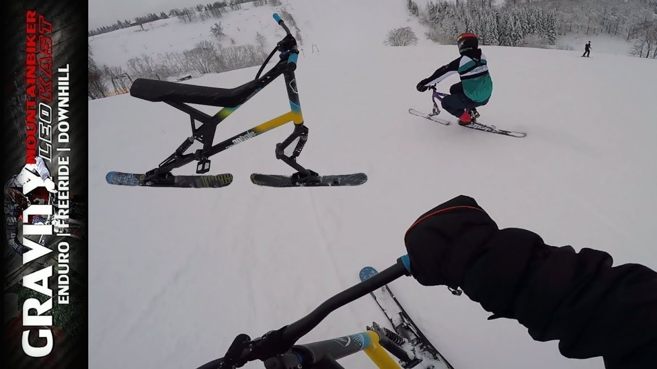 Mountainbiken auf Skier | Skibike / Snowbike Session mit Marc Brodesser | Leo Kast UMLK #60