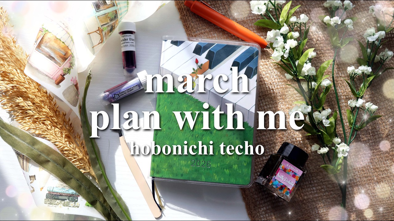 2026 March Setup + Plan With Me | Hobonichi Techo HON