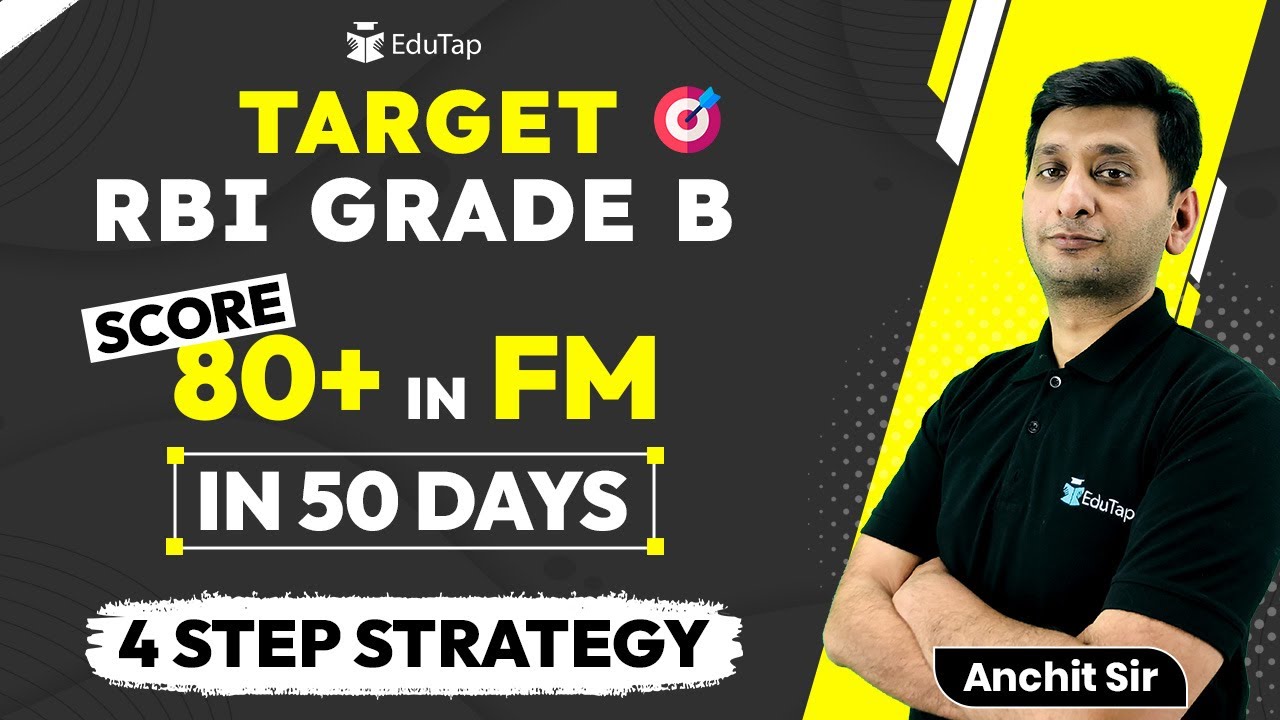 FM Strategy & Syllabus for RBI Grade B | How to Prepare FM for RBI Exam |FM Important Topics |EduTap